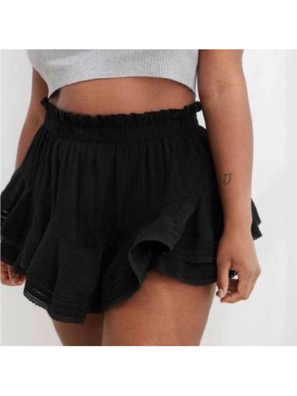 Aerie Rock N Ruffle Skort size xxs